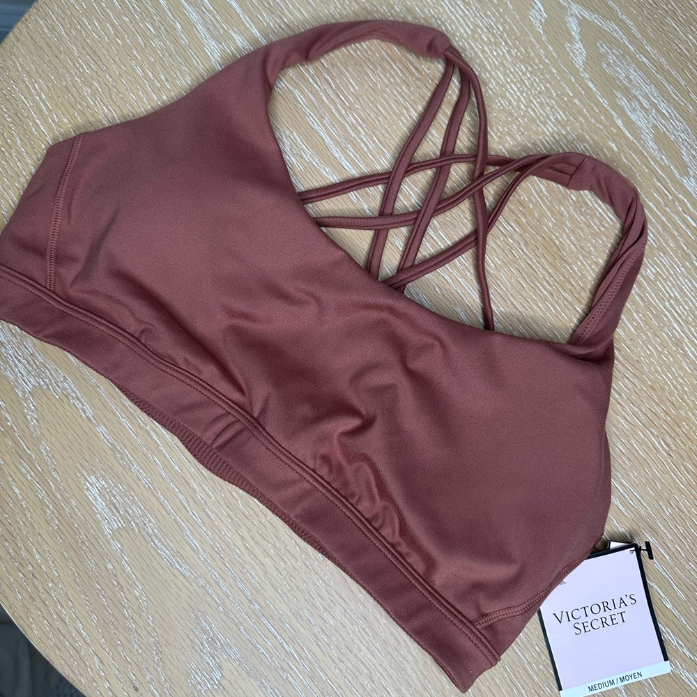 Victoria's Secret Strappy Sports Bra - Rust